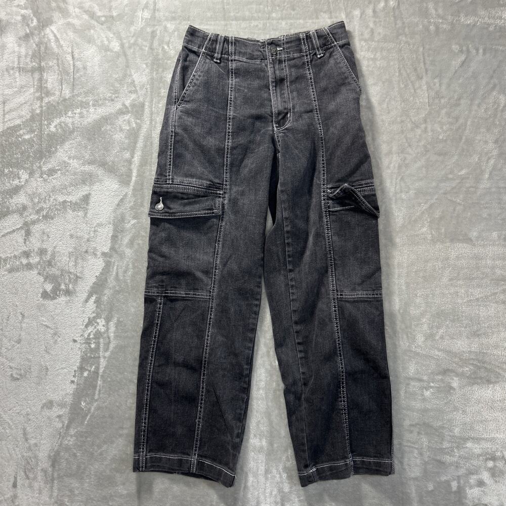 Almost Famous Jeans Mens M Cargo Black Streetwear Academia Americana Casual